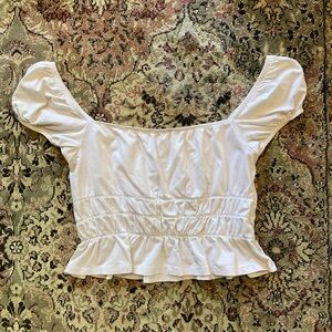 Princess Polly Puff Cap Sleeve Milk Maid Top